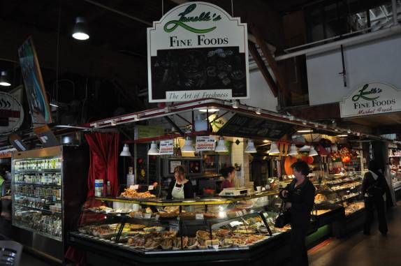 Granville Island Public Market, em Vancouver, no Canadá